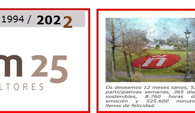 365 nuevos días, 365 nuevas oportunidades. Os deseamos un emocionante 2022.