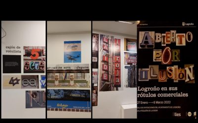 «Abierto por ilusión». Rótulos comerciales